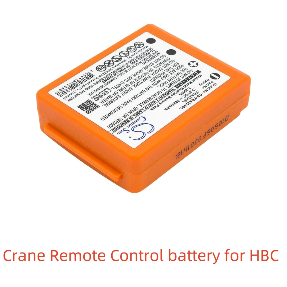 Аккумулятор Ni-MH для пульта дистанционного управления краном HBC 3 6 В 2000 мАч