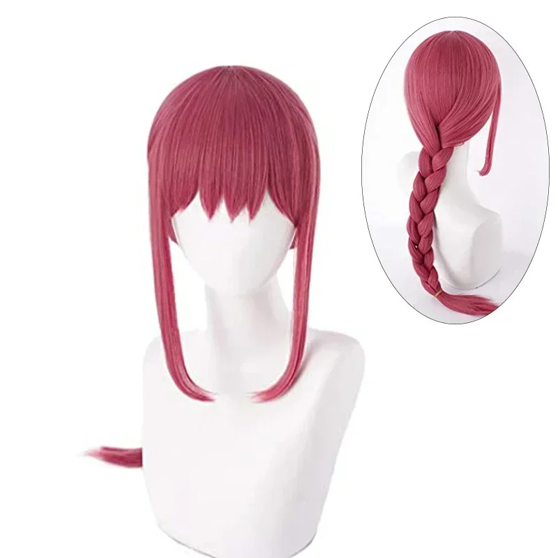 Аниме бензопила человек Макима косплей костюм медсестра униформа парик