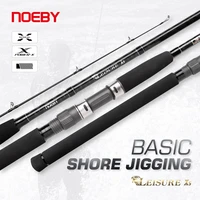 noeby leisure x5 shore jigging rod 2 75m 2 9m 3 05m lure max 90g surf casting spinning cane 2 section for sea fishing rod