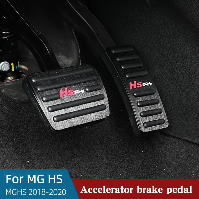

Car Accelerator Foot Pedal For MG HS MGHS 2018-2020 Metal Clutch Protective Case Non-slip Decorate Modeling Accessories Black