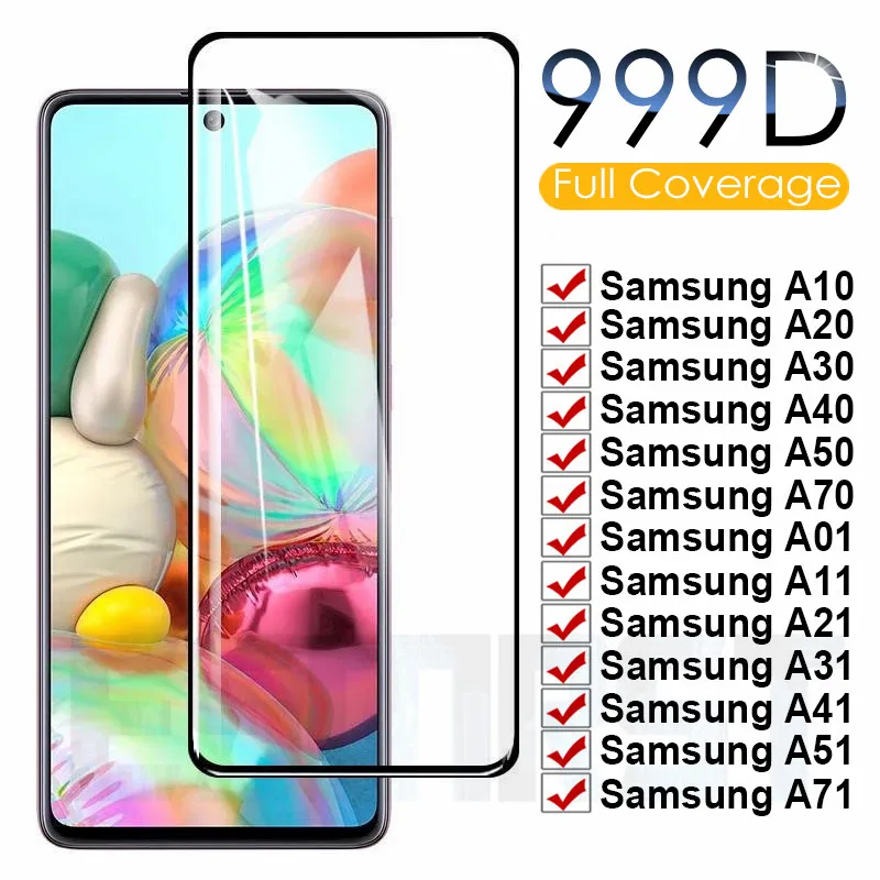 

Защитное стекло 9D на весь экран, пленка из закаленного стекла для Samsung Galaxy A30, A50, A70, A40, A20, A10, A11, A21, A31, A41, A51, A71, 1-5 шт.