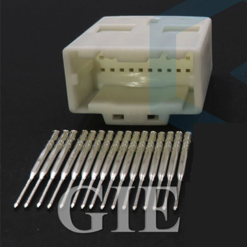 1 компл. 16-контактный автомобильный фотоэлектрический Автомобильный Кабель с незапечатанной штепсельной вилкой, Женская розетка в сборе переменного тока 7282-8665 7283-8665