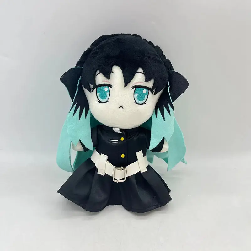 Фото Kawaii Kimetsu No Yaiba Muichiro плюшевая анимэ кукла периферийная красивая супер милая трехмерная плюшевая кукла, игрушка в подарок №4