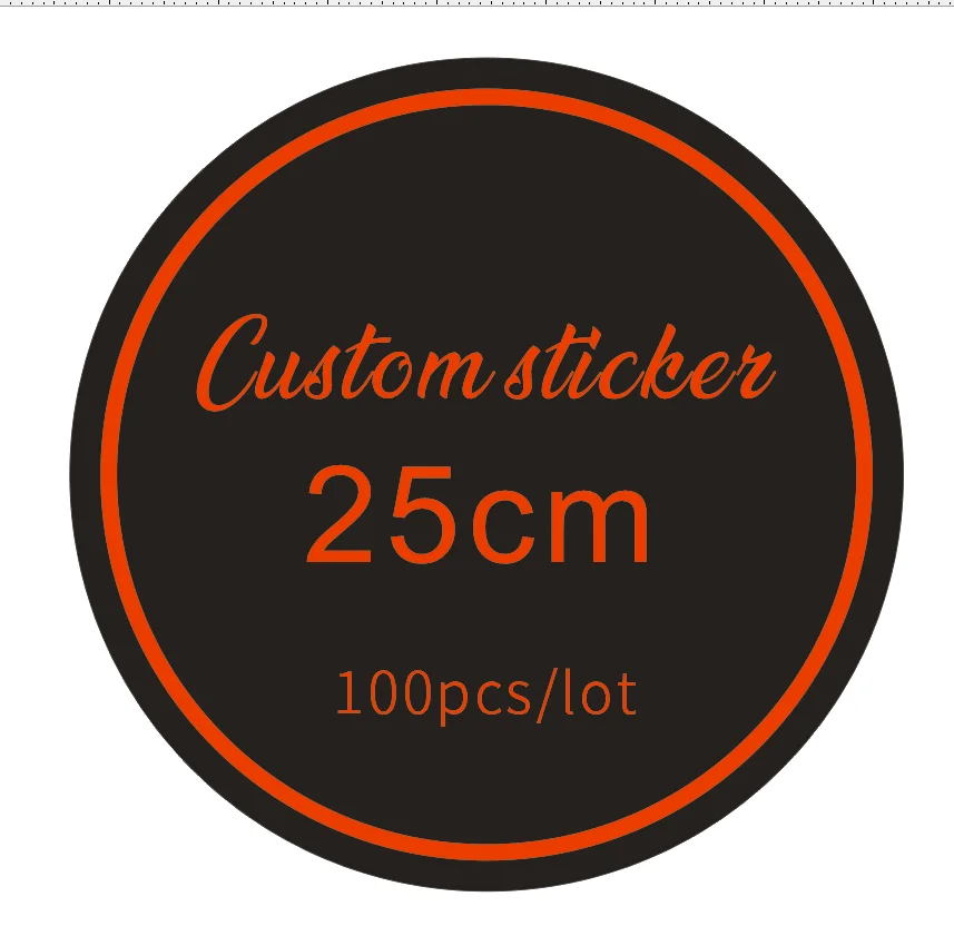 25cm/100pcs/ Customized Wedding Stickers,Favors Labels, Add Your Logo, Picture, Text, Personalised, Custom Stickers