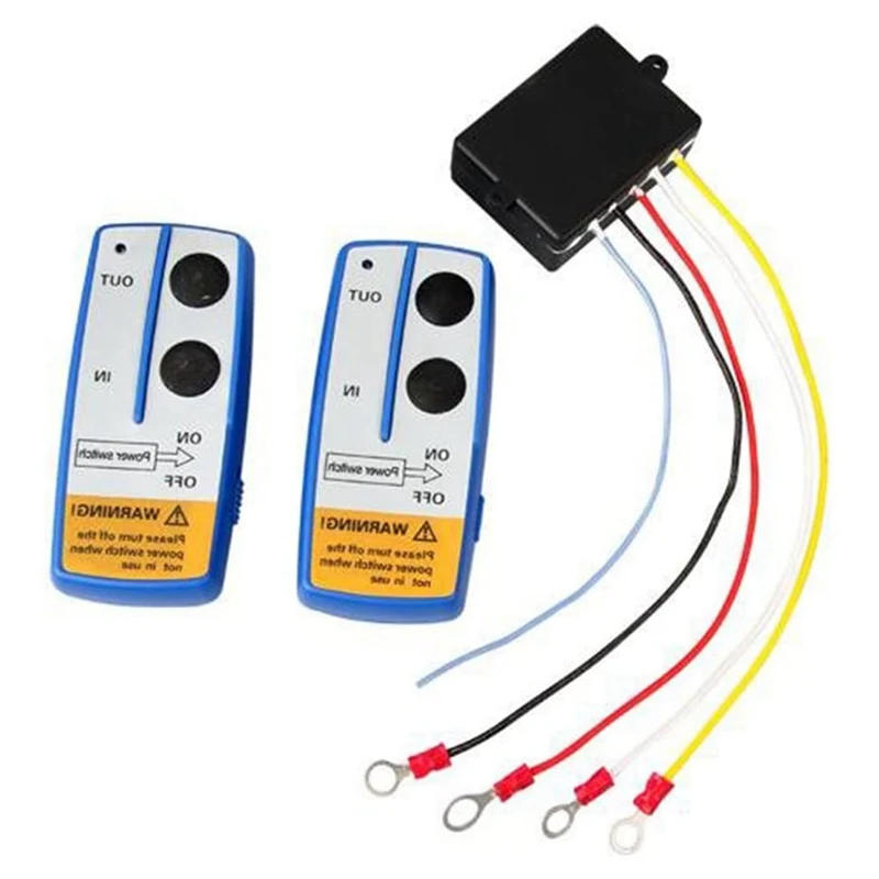 

8X Wireless Winch Remote Control Switch Lift Gate Hydraulic Pump Dump Bed 12V Recovery Tow Truck