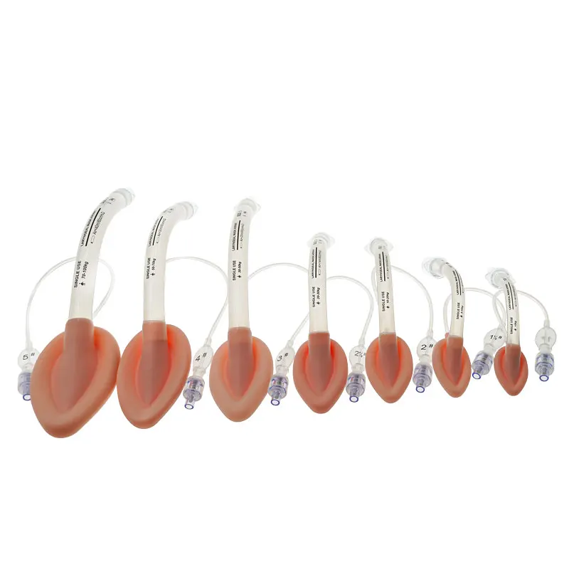 5 шт./6 шт./7 шт. одноразовая медицинская силиконовая ларингеальная маска BamuCare без