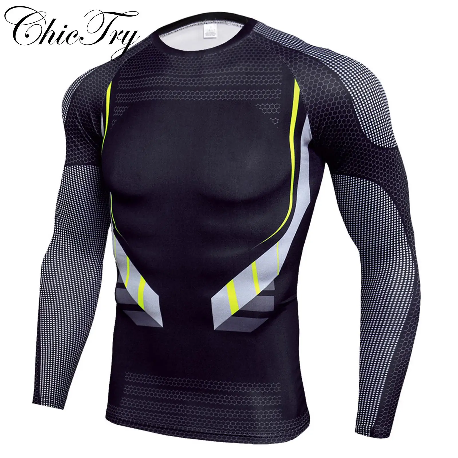 

Mens Swim Tops Long Sleeve Beach Rash Guard Fashion Print Compression T-shirt Swimwear Beachwear Tops for Sports Gym Fitness