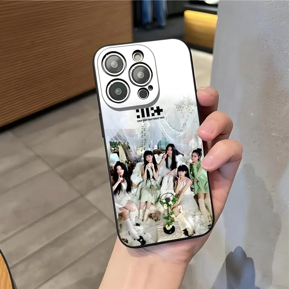 Фото Чехол для телефона KPOP I-ILLIT для iPhone 17 Air 16 E Pro Max 15 14 13 Mini 12 Pro 11 XS Max 7 8 Plus, черный, мягкий. №4