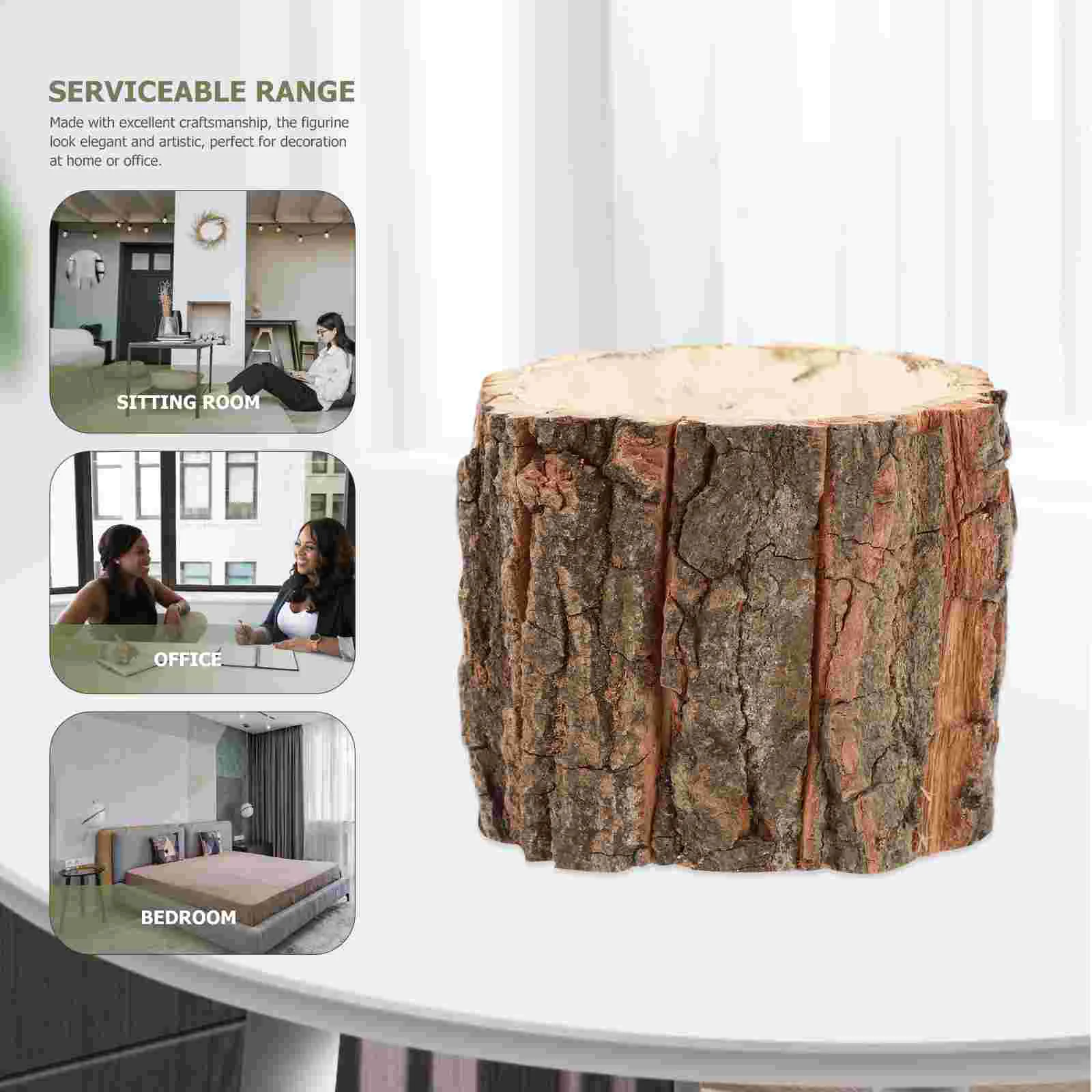 

Fountain Mini Dried Flower Bouquet Arrangement Pot Wooden Container Succulent Bowl