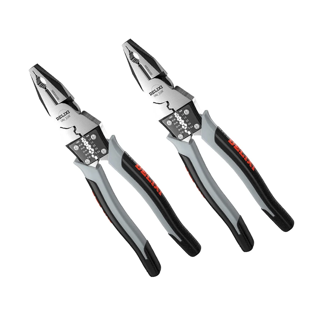 

Wire Plier Needle Nose Diagonal Non-slip Stripper Crimping Shearing Multifunctional Electricians Repair Tools 9 Inch