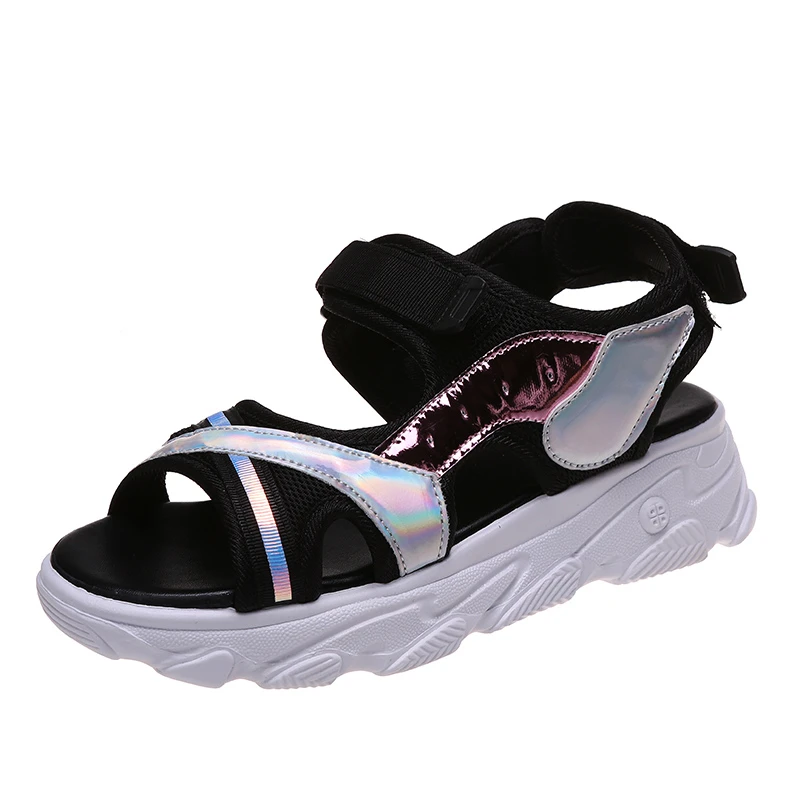 

Women Sports Sandals 2022 Summer New Thick Soles Comfortable Open Toe Sandals Outdoor Leisure Beach Women's Shoes Dress Sandals