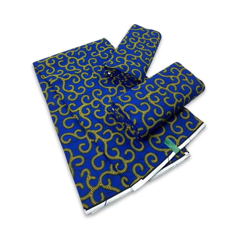 Новейшая ткань премиум-класса с африканским восковым принтом Батик Анкара 6