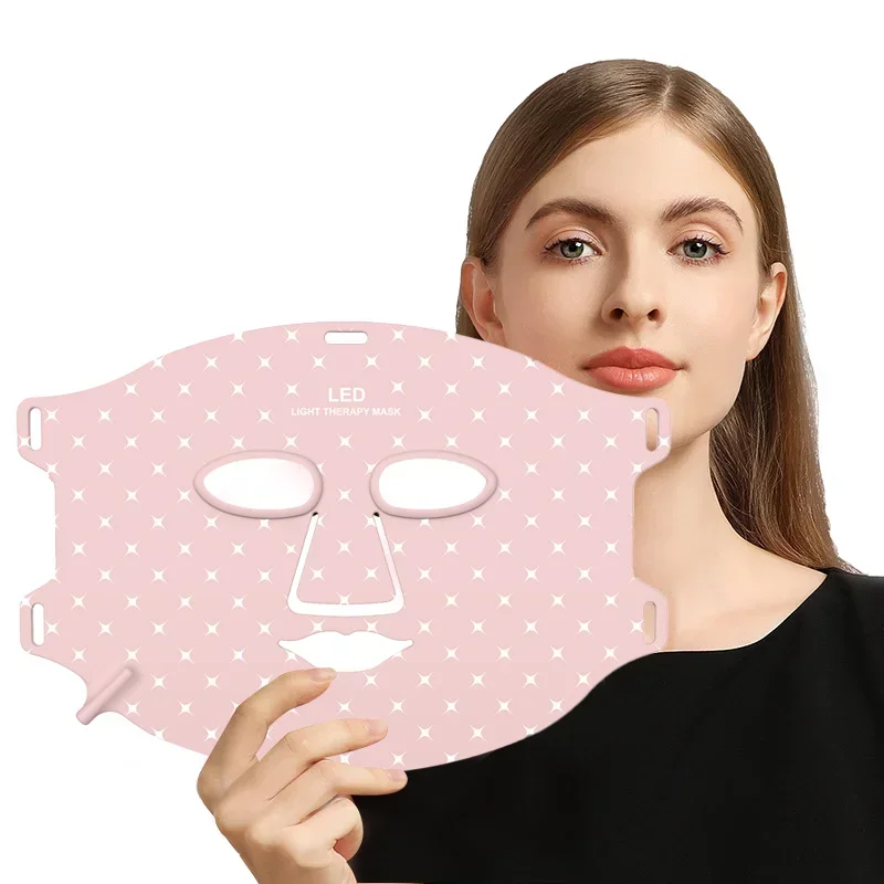 Yabao OEM 7-цветная силиконовая маска красного света Персональная на заказ Маска