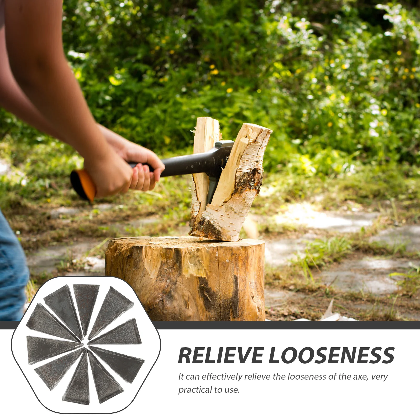20 шт. треугольный клин аксессуар для молотка Hatchet стальная ручка принадлежности