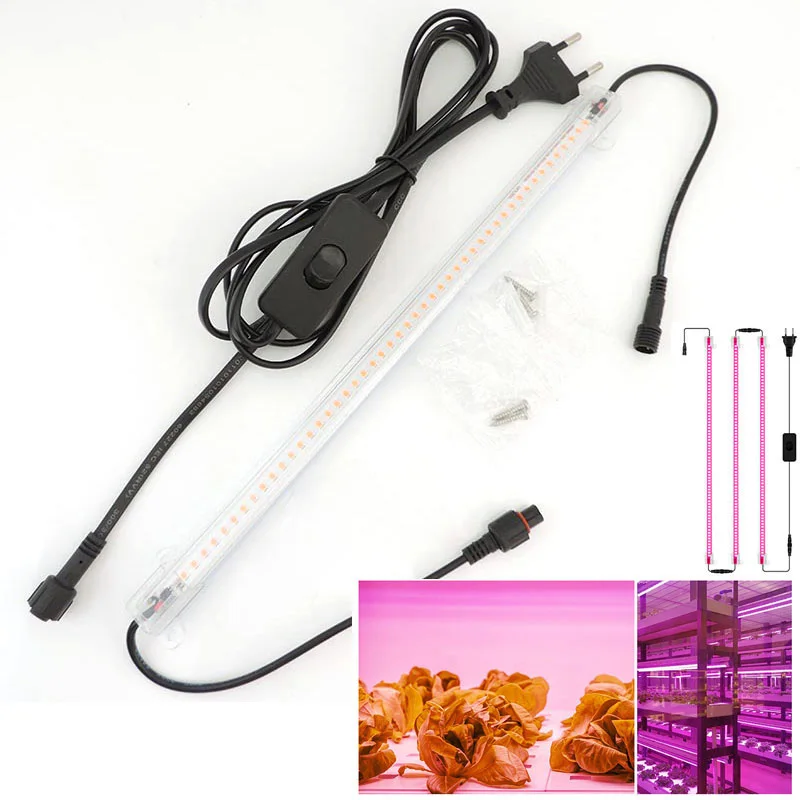 

30cm LED Plant flower Grow tube lamp tent box Light growing Greenhouse 220V hydro Phyto lamp kit red veg Indoor Cultivation s