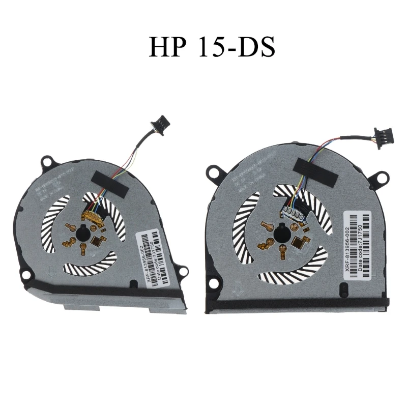 

N58E High Speed CPU GPU Cooler Fan L53541-001 L53542-001 for envy X360 15-DS