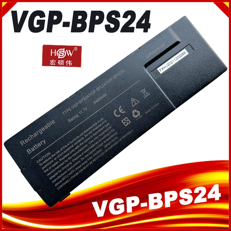 

New VGP-BPS24 49WH Laptop Battery For Sony VAIO SVS13 SVS13123 SVS13125 SVS13126 VGP-BPL24 SVS13115 SVS13117 SVS13118 SVS13119