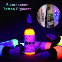 15ml professional safe black light tattoo uv ink diy purple light fluorescent tattoo pigment permanent makeup for body painting