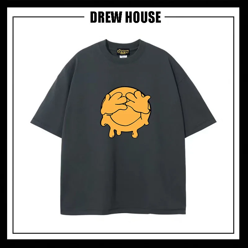 Футболка Мужская/Женская хлопковая свободного покроя с коротким рукавом и