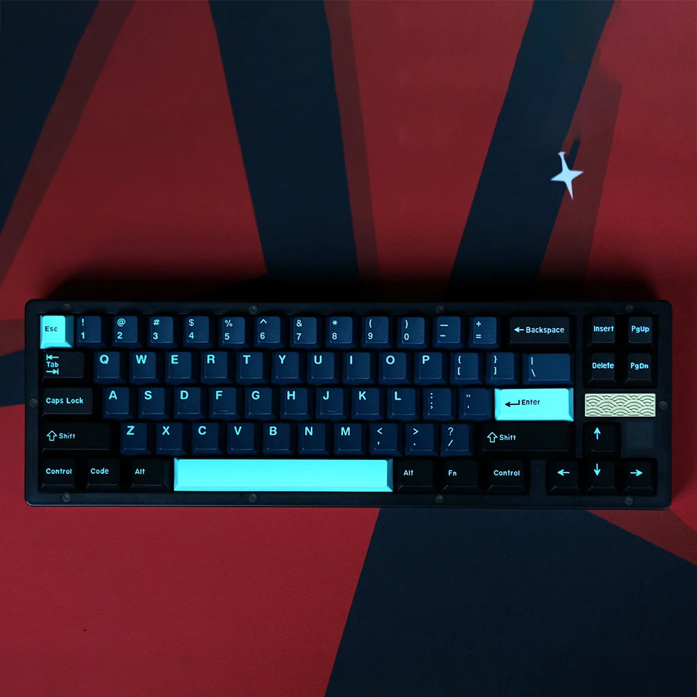 

Monster/ Botanical/Blue Samurai 173 Key DOUBLE SHOT Cherry Profile Keycap For Mechanical Gaming Keyboard GMMK Pro
