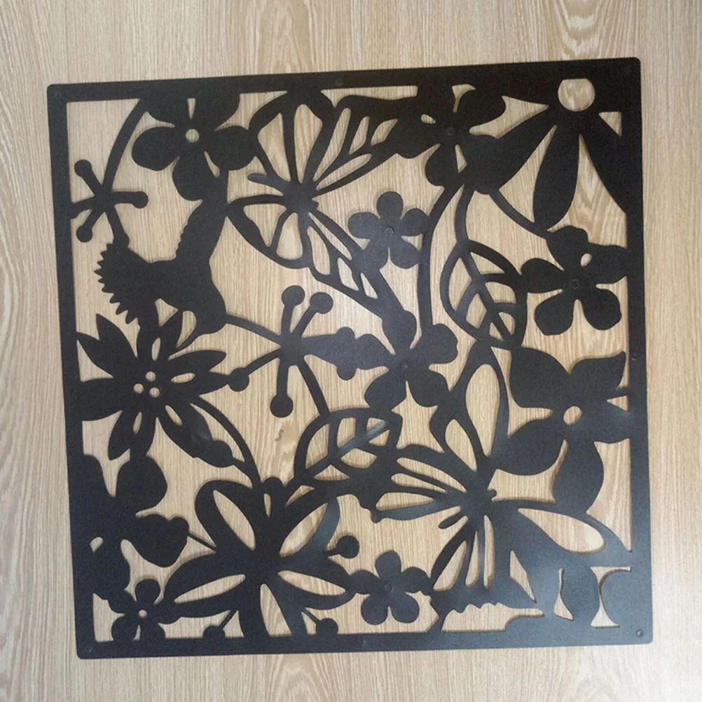 

12pcs Hanging Partition Wall Shield Minimalist Living Room Bedroom Background Decorative Screens Shield (White and Black)