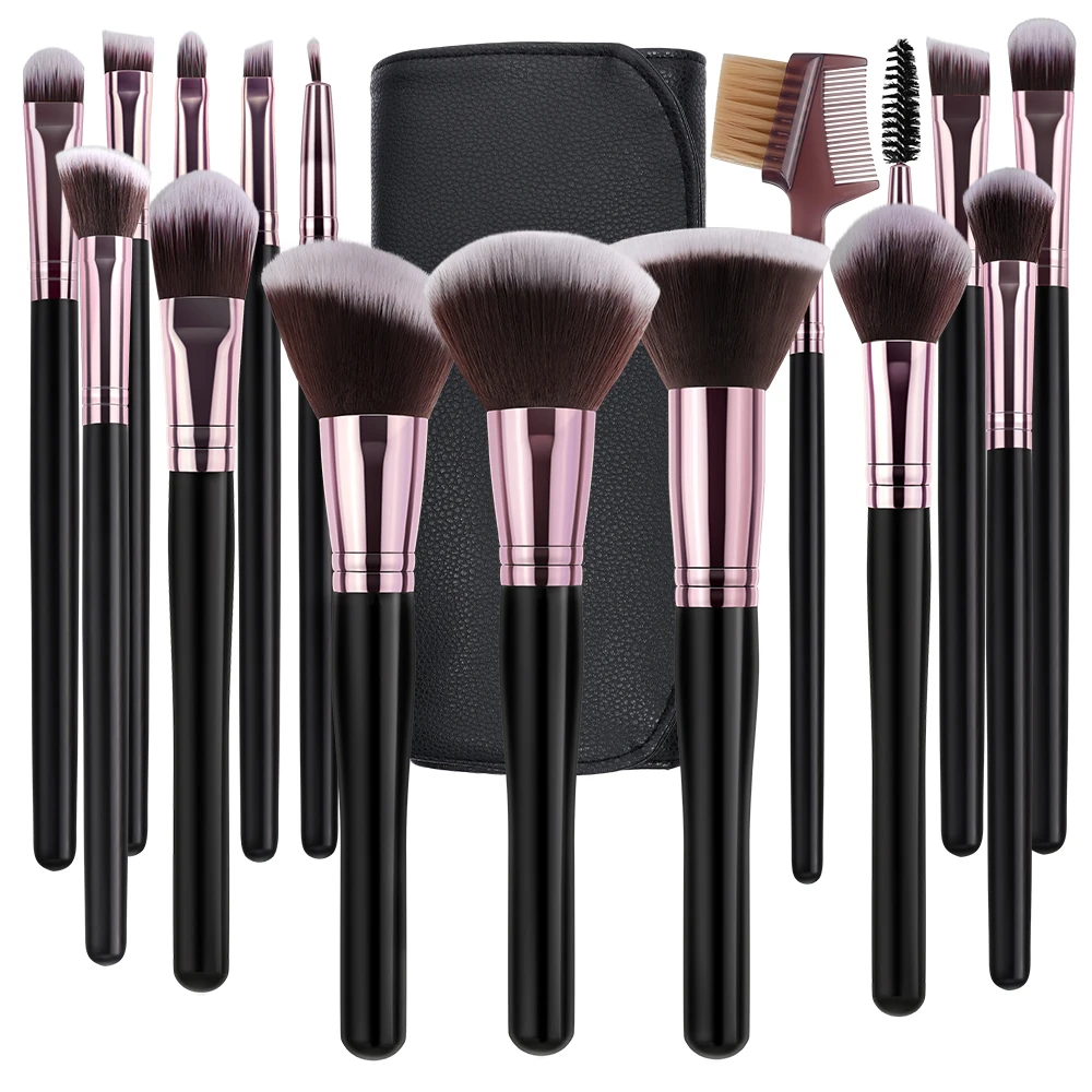 

16pcs Soft Makeup Brushes Set Eyeliner Eye Shadow Brush Cosmetic Foundation Blush Powder Blending Beauty Makeup Tool Maquiagem