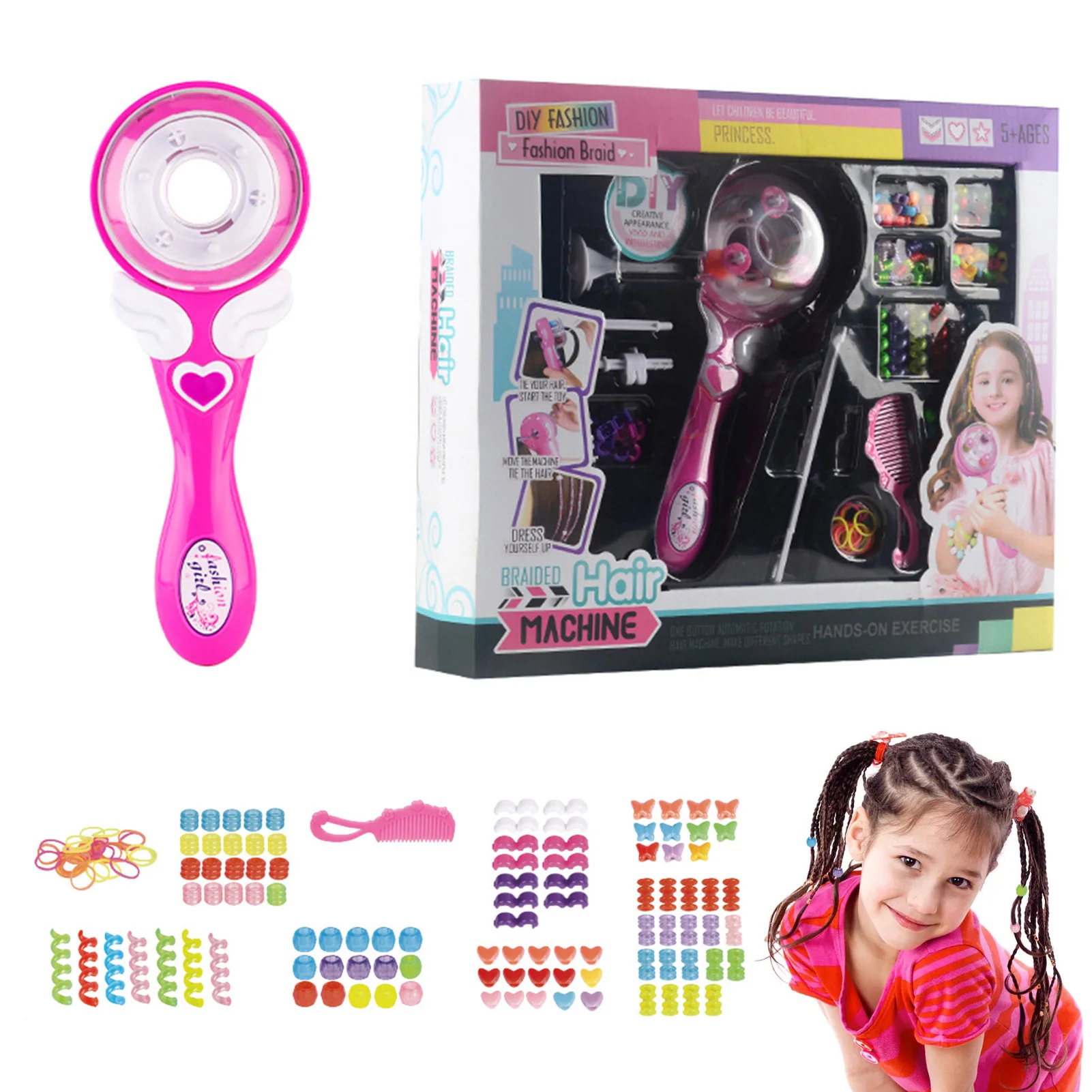 

Electric Hair Braider Hair Twist Machine Hair Styling DIY Convenient Twist Braid Hair Braiding Toys For Girls Children Women