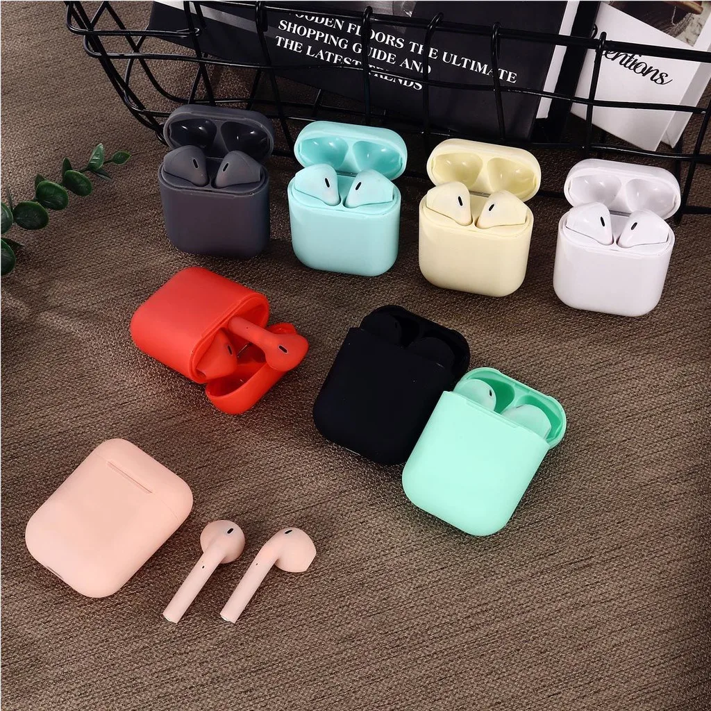 

Original [Matte & Touch] Inpods12 Wireless Color Bluetooth Earphones Wireless Bluetooth Headset Earphones