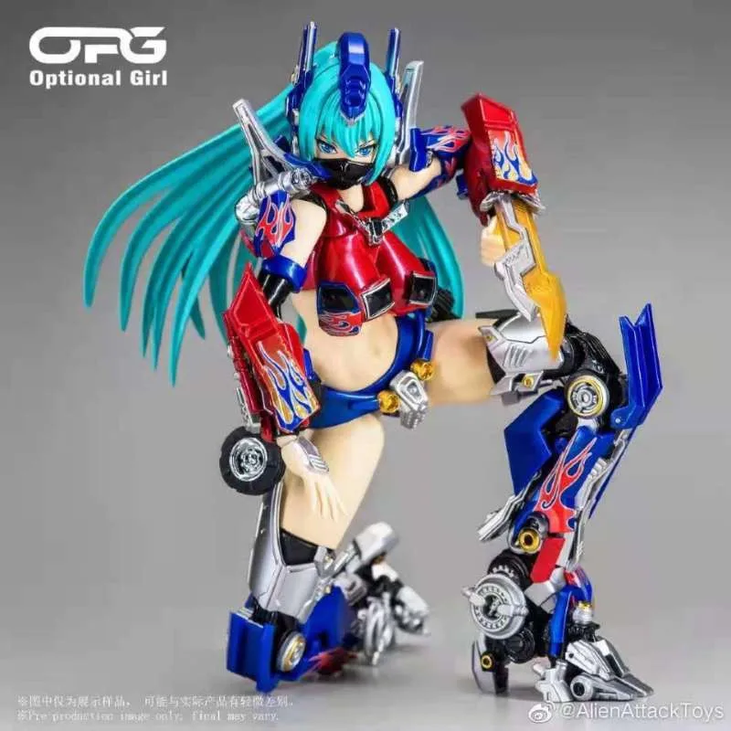 

For Collection AlienAttackToys AAT OPG OP Commander Girl M2 M3 Mecha Girl Alloy Action Figure Toys With Box for Fans