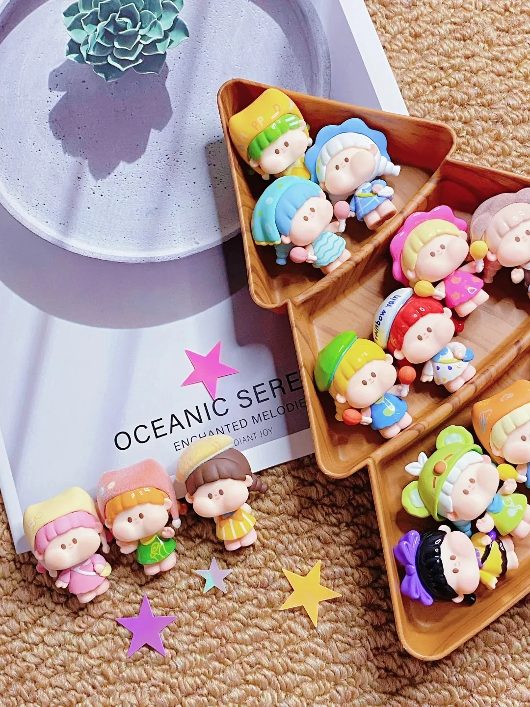 Фото Коллекционная мини-фигурка Mimibobo Blind Box: серия Trendy Toy Going Out, милая мини-фигурка в слепом пакете, украшение для рабочего стола для взрослых коллекционеров №1