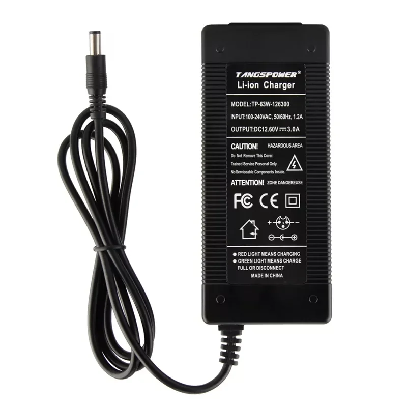 

202312.6V 3A Lithium Battery Charger for 3S 10.8V 11.1V 12V li-ion polymer batterry Fishing light Charger Electric drill Charger