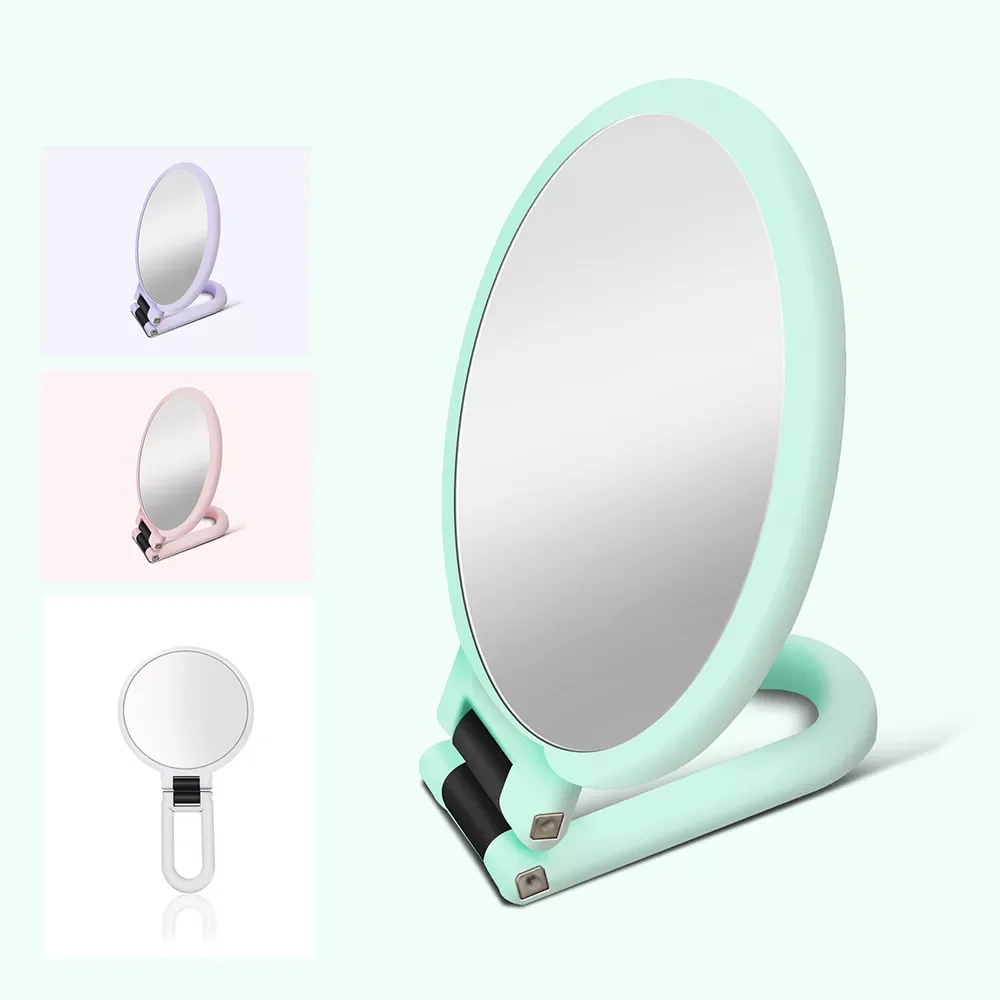 

2/5/10/15X Magnifying Makeup Mirror Hand Mirror Handheld Folding Double Sided Makeup Vanity Mirror Travel Portable Makeup Tools