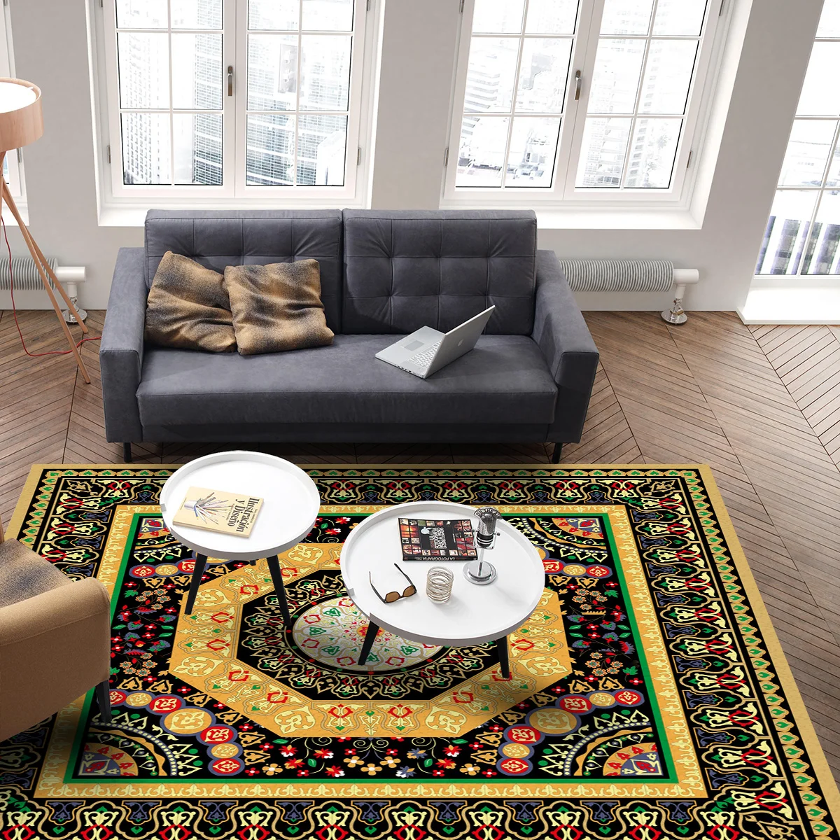 Турецкий ковер с рисунком в гостиной коврики для спальни домашний декор кухонный