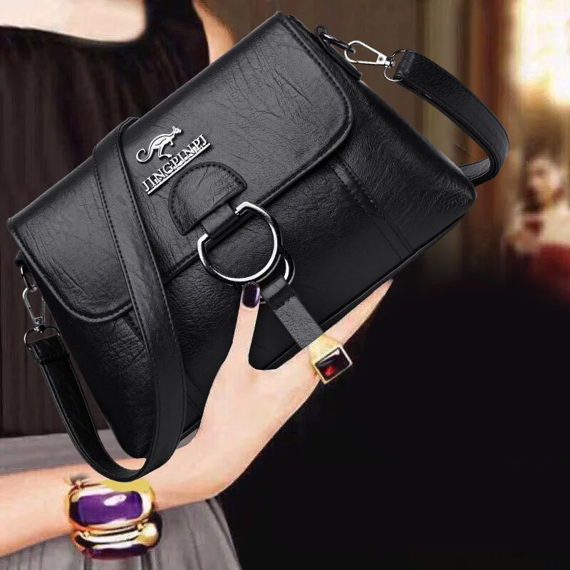 

Женская сумка на плечо, простой мессенджер через плечо с клапаном, роскошные дизайнерские дамские сумочки из искусственной кожи на каждый день