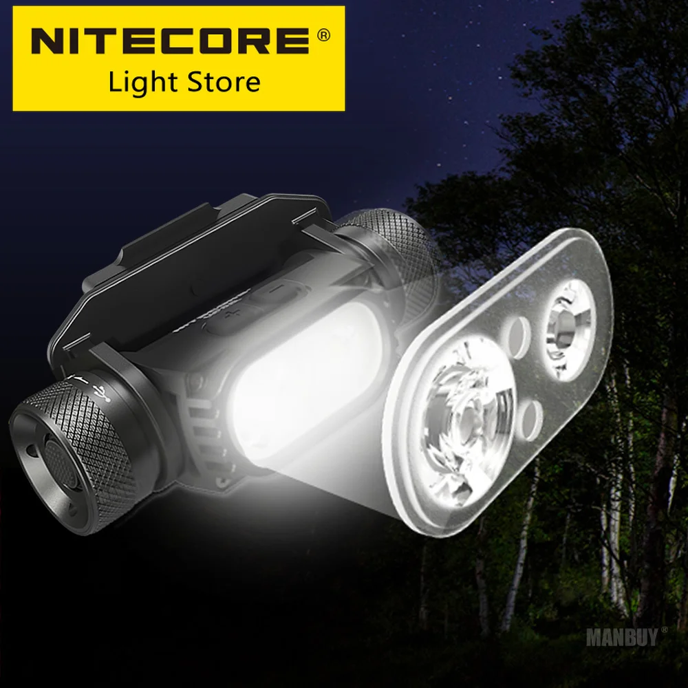 Налобный фонарь E-focus NITECORE HC68M 2000LM 2xleds NL1835HP 3500mAh
