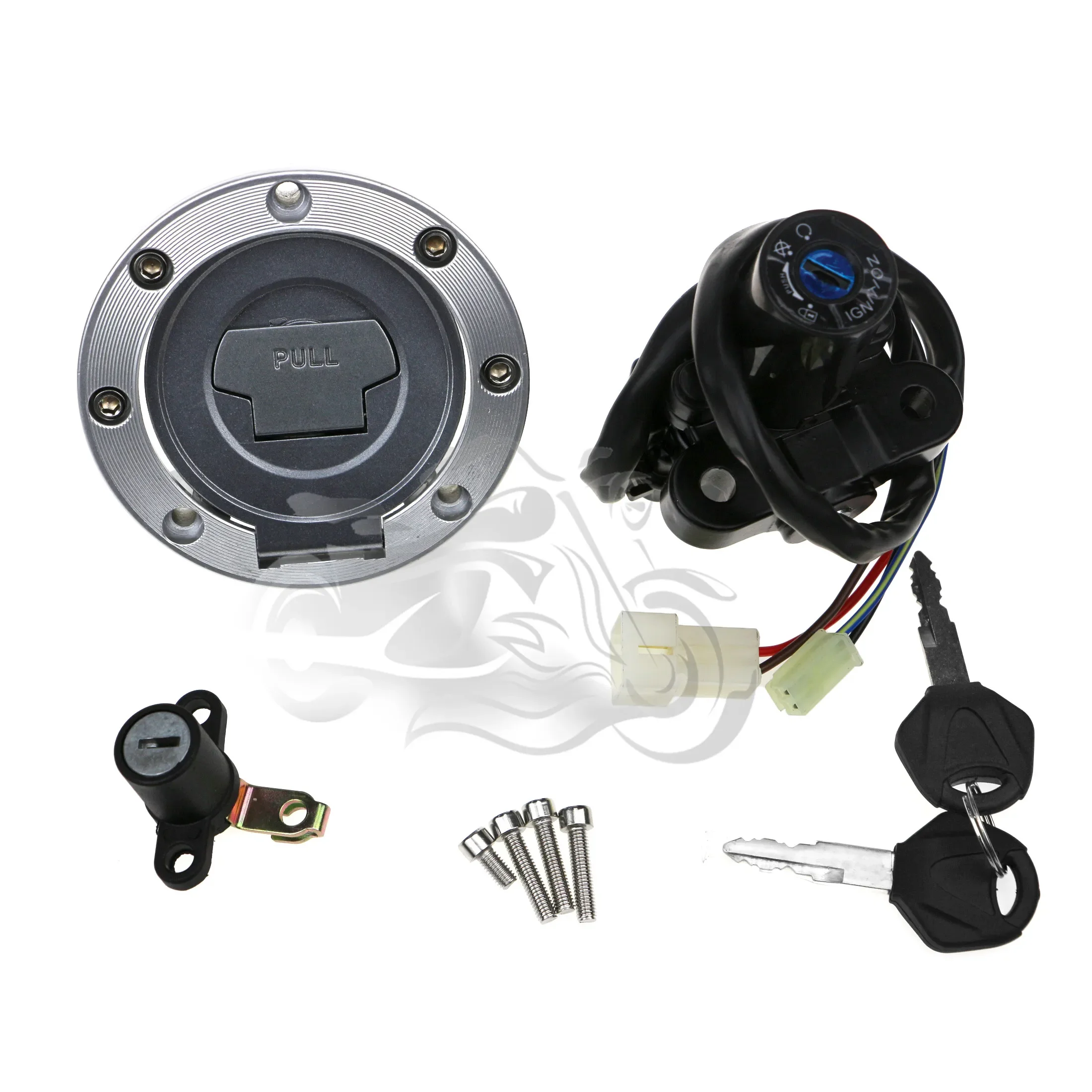 Замок переключателя зажигания крышка для бензинового бака подходит YAMAHA MT03 MT07 MT09