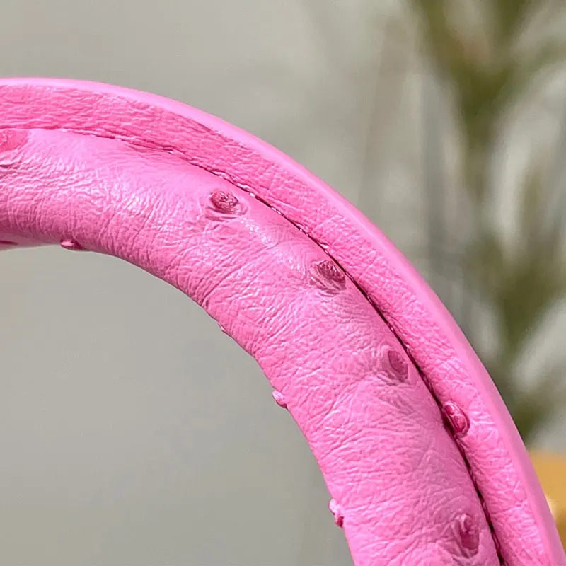 Luxury Fashion Tote Bag Classic Versatile Shoulder Bag Ostrich Pattern Genuine Leather Handbag Women's Bag Crossbody Bag Purse