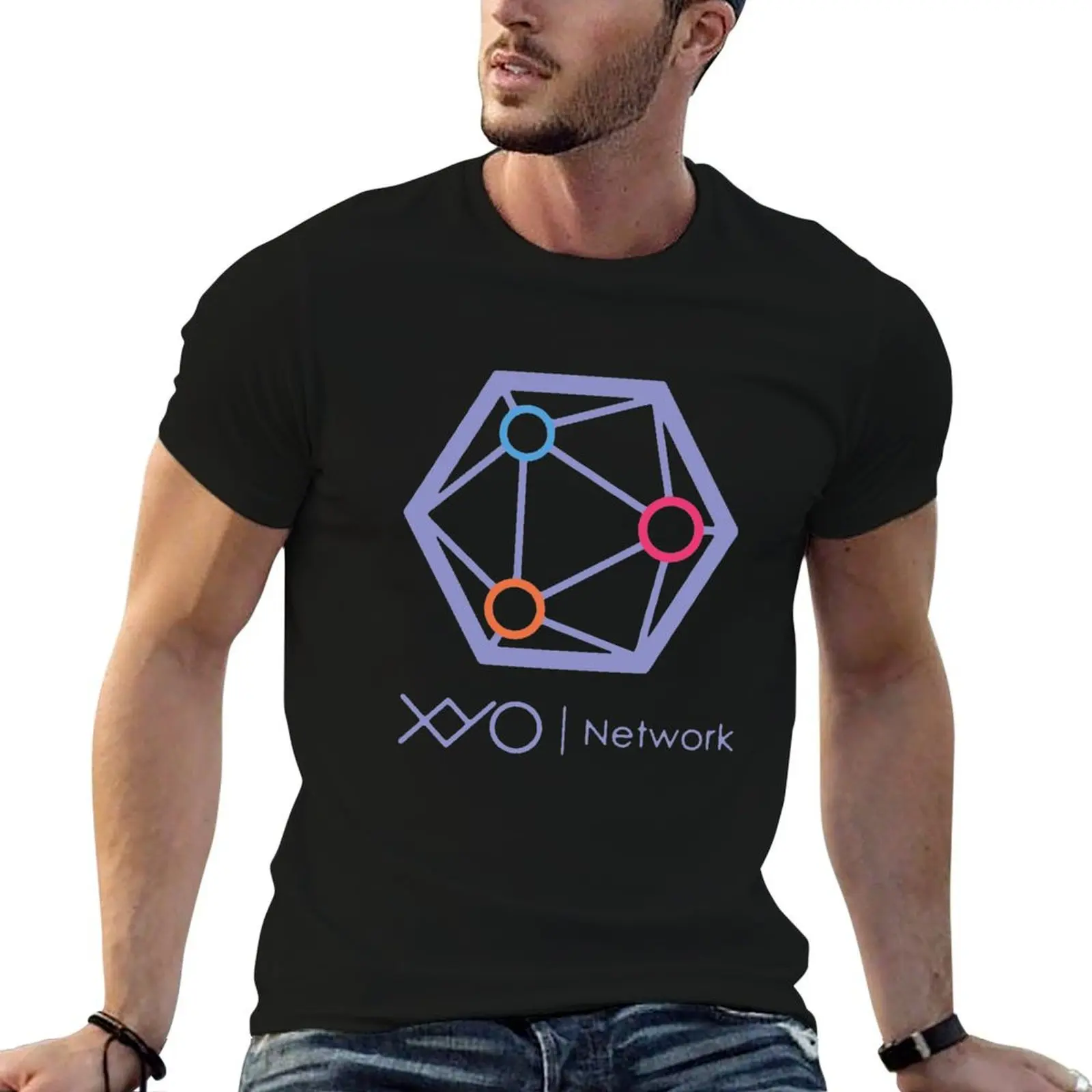Фото футболки мужские футболки 100% рубашки Xyo забавная мужская футболка хлопок Network №1