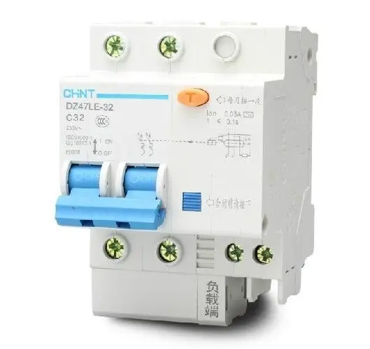 

Earth Leakage Protection Circuit Breaker DZ47LE-32 2p C32 32A 230V [CAPT2011]
