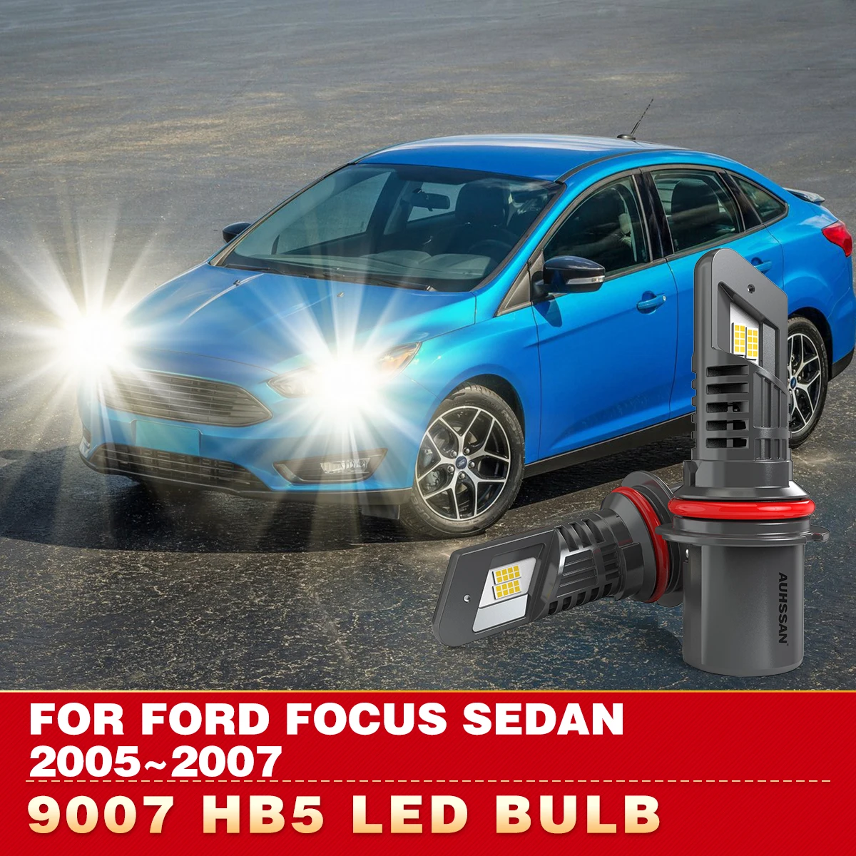 Светодиодная лампа Canbus для фар 9007 лм 2005 ~ 2007
