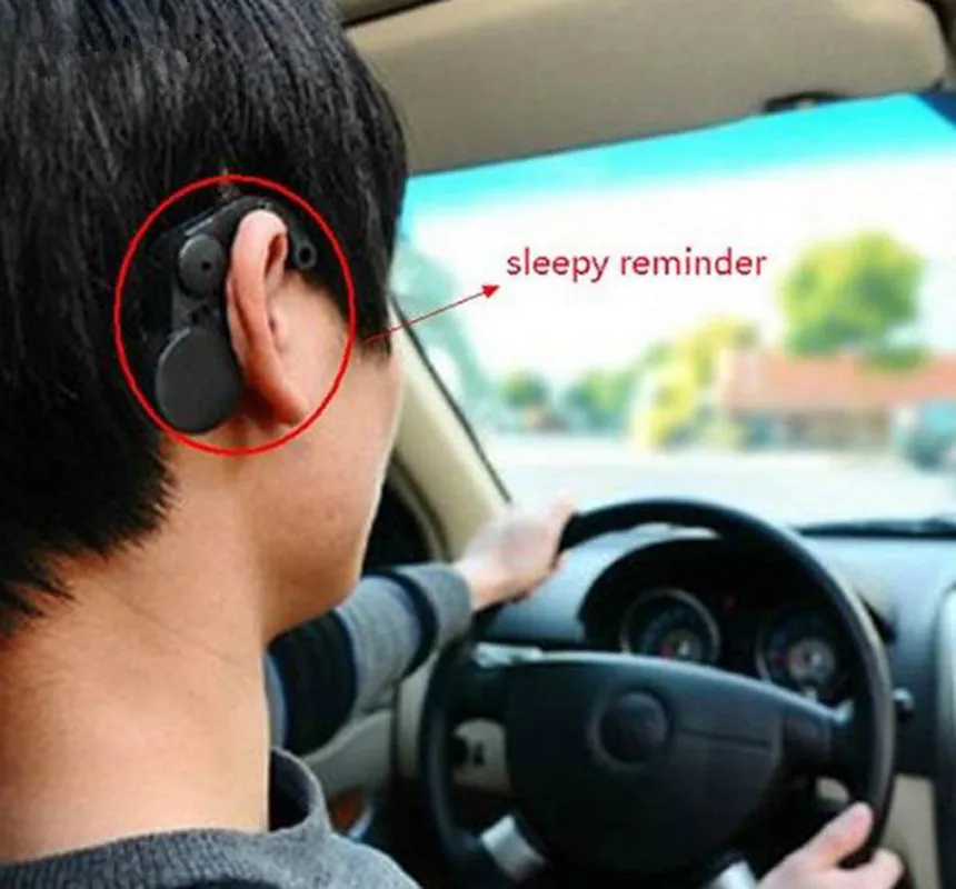 

2Pcs Car driver driving anti-drowsiness reminder long-distance driving fatigue reminder anti-drowsiness alarm safety driving