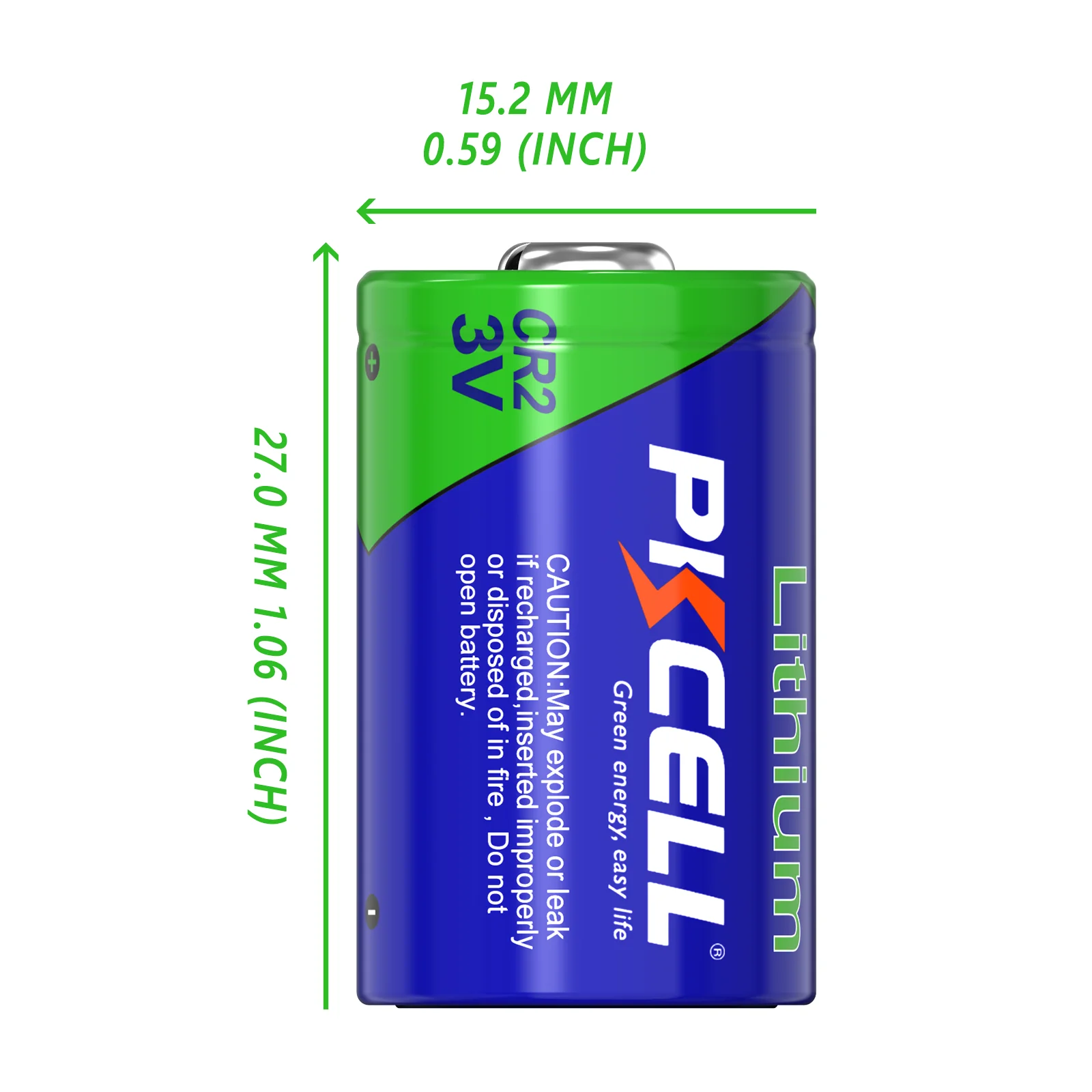 Аккумуляторы PKCELL 3V CR2 ELCR2 EL-CR2 GPCR2 KCR2-1 K-CR2 3-Вольтовые