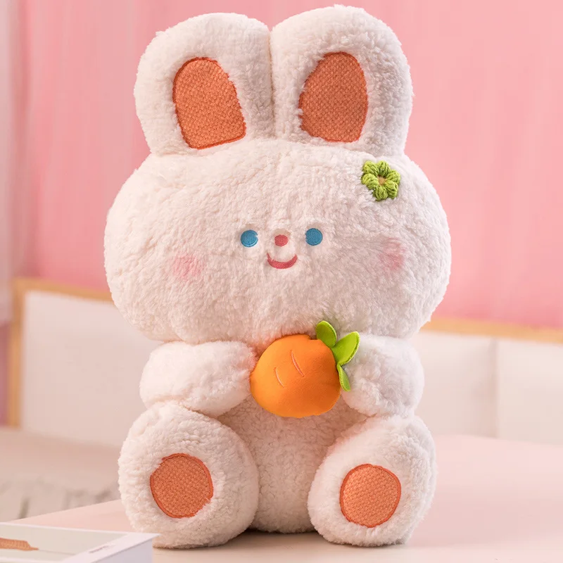 

One Piece 45cm/55cm Cuddly Cute Stuffed Bunny / Rabbit Plush Toy Doll Soft Pillow Hug Gift for Girls Boys Kids Girlfriends Wifes