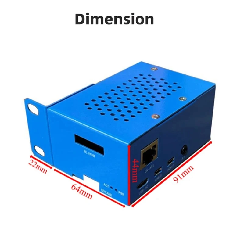Blikvm V3 HAT Server O & M Hdmicsi Пульт дистанционного управления с металлическим корпусом KVM
