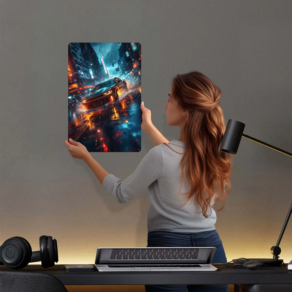 Chevrolet черный супер автомобиль металлический знак классический автомобильный