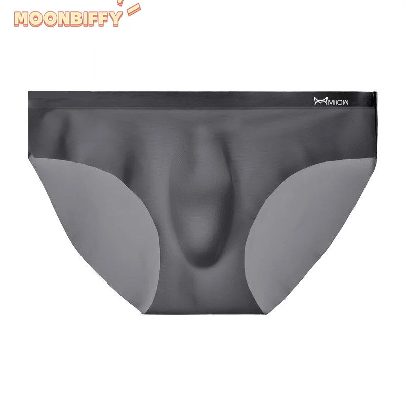 

Сексуальное мужское нижнее белье, трусы, бикини для мужчин, бесшовные трусики, мужские однотонные брифы