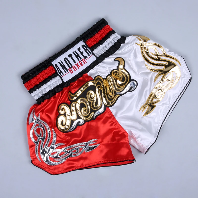 

Muay Thai Shorts Professional Sanda Boxing Suits Adult Competition Training MMA Fighting Short Pants Girls Boys Althetic Shorts