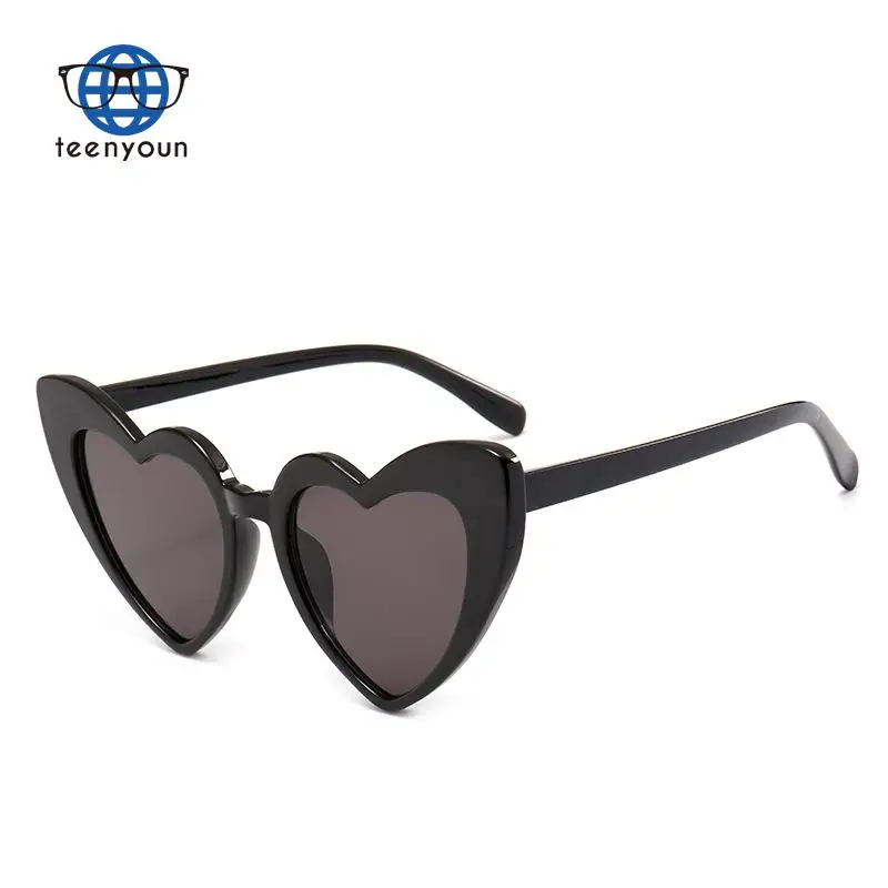 

Teenyoun New Fashion Love Sunglasses Carina Lau's Same Sunglasses Women's Gradient Color Heart-shaped Glasses Are Expensive