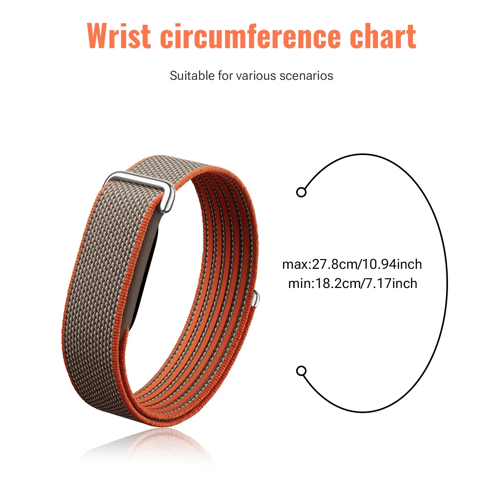 Фото Металлический корпус + официальный спортивный нейлоновый ремешок для Google Fitbit Air, дышащий браслет-ремешок для Google Fitbit Air, ремешок Correa №5