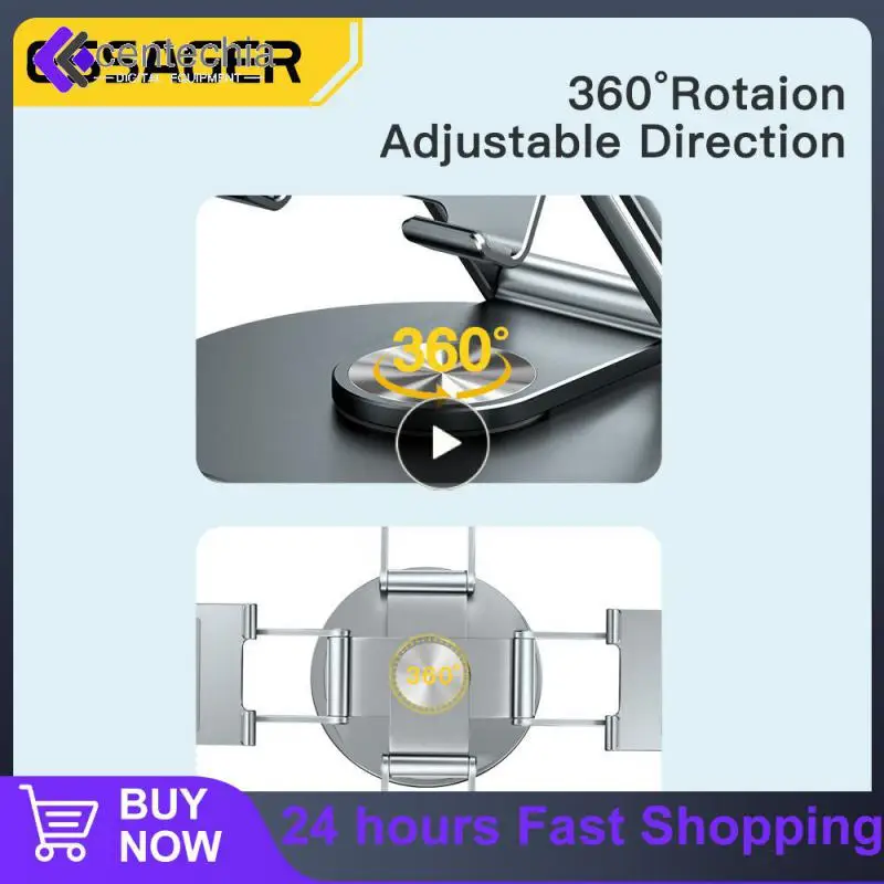 

Multi-function Foldable Creative Lazy Stand Adjustable Smartphone Mount Aluminum Alloy Mobile Phone Bracket For Live Streaming